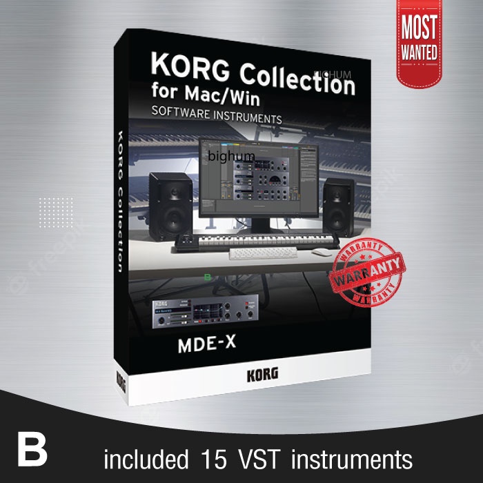 ภาพหน้าปกสินค้าKORG Vst instrument Collection 4  win/Mac