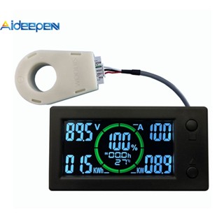 Aideepen เครื่องวัดแรงดันไฟฟ้าดิจิทัล DC0-300V แอมมิเตอร์ โวลต์มิเตอร์ เกจวัด พร้อมหม้อแปลงเซนเซอร์เอฟเฟคฮอลล์