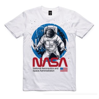 เสื้อยืดใหม่ เสื้อยืดคอตตอน 100% คอกลม สไตล์สตรีท NASA T SHIRT NASA SPACE 008วัยรุ่น ชาย หญิง S-5XL_26