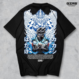 Gzrs Susanoo Kakashi Hatake เสื้อยืด สีดํา