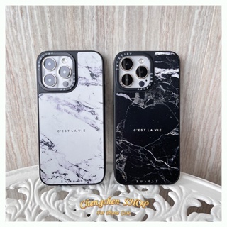 Casetify เคสโทรศัพท์มือถือกระจก ลายหินอ่อน สําหรับ Iphone 15ProMax 13Pro 13 11 12Promax 13Promax 11 12 13 14 15