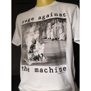 Tee เสื้อวงนำเข้า Rage Against the Machine RATM Nu Metal Hiphop Rock Rap Retro Style Vintage T-Shirt_46