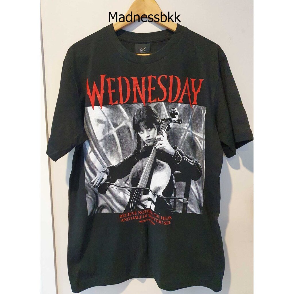 เสื้อยืด-wednesday-t-shirt