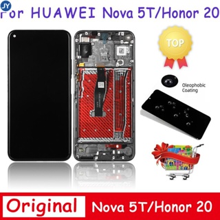 ของแท้ หน้าจอสัมผัส LCD 6.26 นิ้ว สําหรับ Huawei Honor 20 honor20 Huawei Nova 5T nova5t