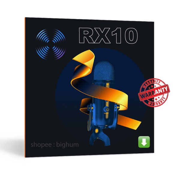 ภาพหน้าปกสินค้าiZotope RX 10 Advanced  win/Mac M1 โปรแกรมตัดต่อ ปรับคุณภาพเสียง