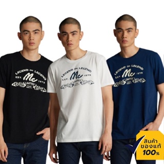 Mc Jeans เสื้อยืดแขนสั้นผู้ชาย คอกลม สีขาว ผ้านุ่ม ใส่สบาย ไม่ระคายเคืองผิว มีให้เลือก 3 รุ่น MTSZ60_24