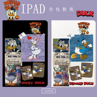 donald duck เคสไอแพด mini6 air1/2/3/4/5 เคส ใช้สำหรับ ไอแพด 10.2 gen7/8/9 gen10 case iPad pro11 2022 cartoon cover