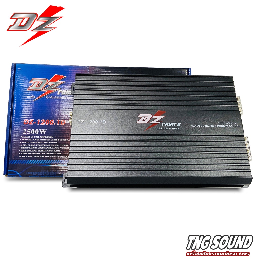 3dz-power-รุ่น-dz-1200-1d-แอมป์คลาสดีขับซับ10นิ้ว-เพาเวอร์แอมป์-เพาเวอร์คลาสดี-class-d-เพาเวอร์ติดรถยนต์-เครื่องเสียงรถ