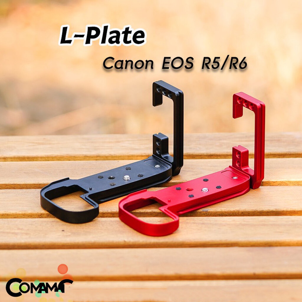 L Plate Canon EOS R5 R6 R6ii เพิ่มความกระชับในการจับถือ ด้านข้างสไลด์ ...