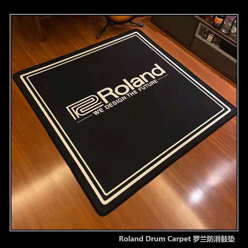 คุณภาพดี-roland-roland-พรมกลองไฟฟ้า-แจ๊ส-กลอง-แผ่นกันลื่น-บันทึกการซ้อม-สตูดิโอบาร์-ร็อคสินค้า-ครัวเรือน-สี่เหลี่ยม