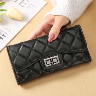 CASDON-กระเป๋าสตางค์ใบยาวผู้หญิง กระเป๋าผู้หญิงถือ สไตล์เกาหลี กระเป๋า  LY-L6002