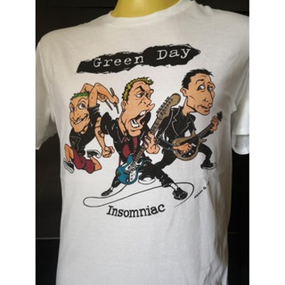 เสื้อยืดเสื้อวงนำเข้า Green Day Insomniac 1995 Tour Album Punk Rock Skate Style Vintage Gildan T-Shirt_46