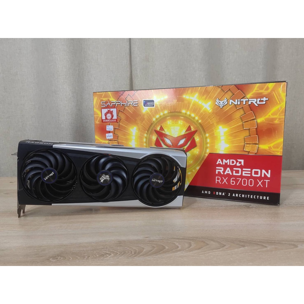 การ์ดจอ(graphic card) SAPPHIRE RADEON RX 6700 XT NITRO+ 12GB GDDR6 (ต่อ ...