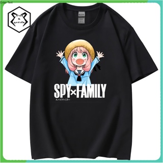 รุ่นล่าสุดสำหรับฤดูร้อนปี 2022 เสื้อยืดผ้าฝ้ายระบายอากาศเสื้อยืดโอเวอร์ไซส์Manga Anime spy x family ลอยด์ ฟอเจอร์ _05