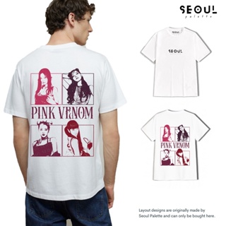 Blackkpink Pink Venom Retro Tshirt Vintage Tee Sublimation Print Seoul Palette_05
