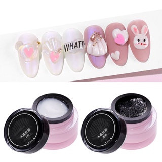 【AG】Nail Top Gel Colorful Fast Easy-cleaning PVC Gypsum for Beauty