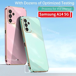 เคสโทรศัพท์มือถือ ซิลิโคนนิ่ม กันกระแทก 6D หรูหรา สําหรับ Samsung Galaxy A14 5G A14 A54 A34 14A A 14 A54 A34 4G 5G 2023