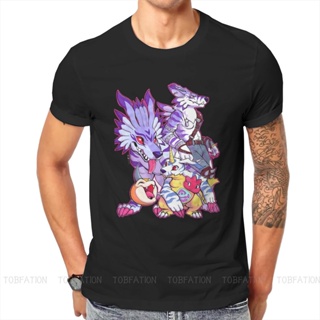 sexy Fashion Blouses-Digimon Adventure Digital Monster Anime Squeedge T-Shirt Summer_11