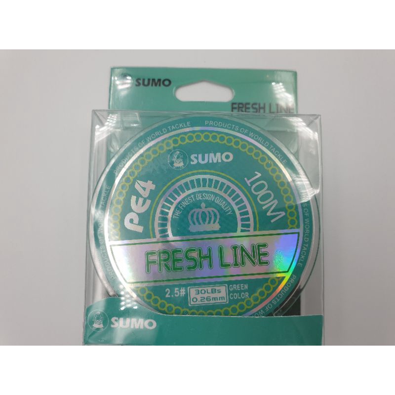 สาย-pe4-sumo-fresh-line-สาย-พีอี-คุณภาพจากแบรน-ซูโม-ทน-เหนียว-นุ่ม-ลื่น-น่าใช้มาก