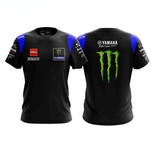 เสื้อยืดทีม yamaha motogp 2022 ออกแบบเอง (xs-5xl)