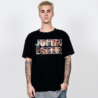 เสื้อยืดพิมพ์ลาย เสื้อยืด จัสติน บีเบอร์ Justin Bieber คอนเสิร์ตจัสติน ผ้าดี Cotton100% หนานุ่มใส่สบาย
