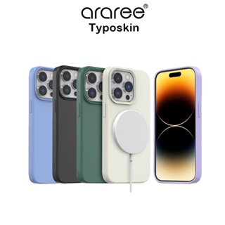 Araree Typoskin เคสซิลิโคนกันกระแทกMagเกรดพรีเมี่ยมจากเกาหลี เคสสำหรับ iPhone14/14Plus/14Pro/14Promax(ของแท้100%)