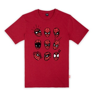 #ถูกสุด Marvel Mens  Spider-Man family -T Shirt เสื้อผู้ชายสไปรเดอร์แมนครอบครัว สินค้าลิขสิทธ์แท้100% characters s_05