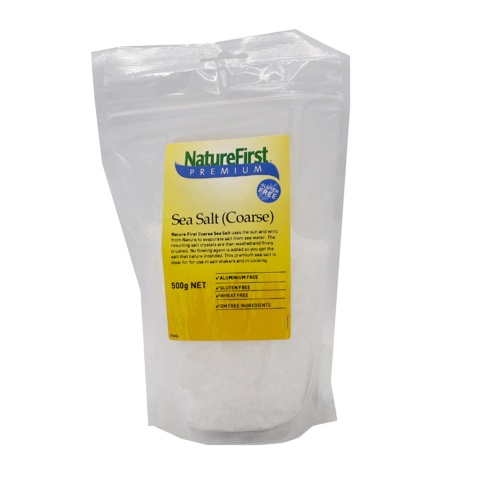 Sea Salt Coarse Nature First 500 G | Shopee Thailand
