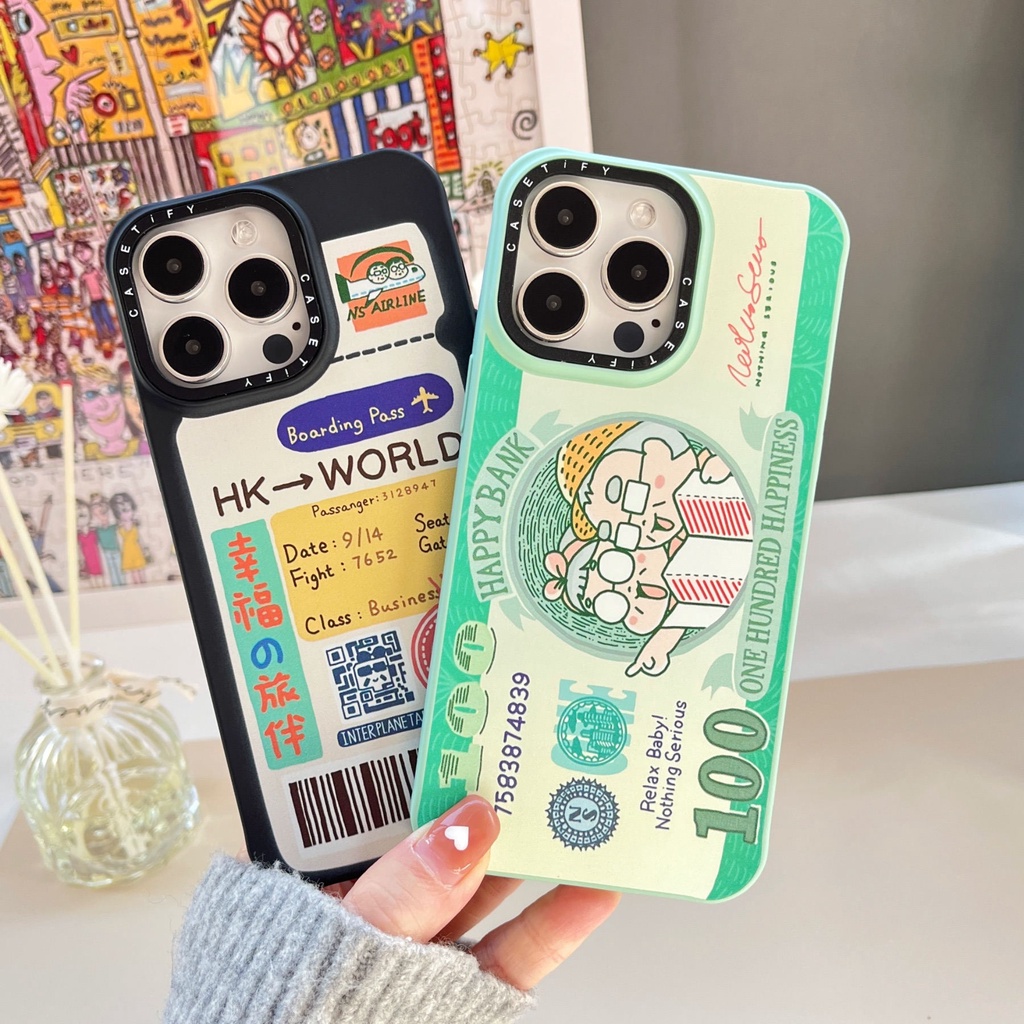 casetify-เคสโทรศัพท์มือถือ-แบบนิ่ม-ลายตั๋ว-และเหรียญ-สําหรับ-iphone-14promax-12pro-xs-11-12promax-13promax-11-12-13