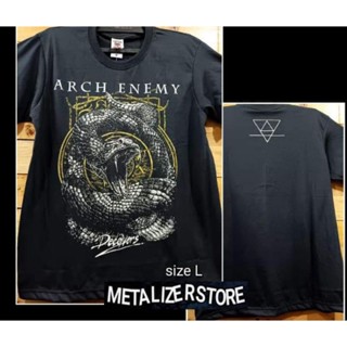 เสื้อยืด พิมพ์ลาย Metal PUNK ROCK Music ALTERNATIVE ARCH ENEMY ORIGINAL Prepatant REBEL