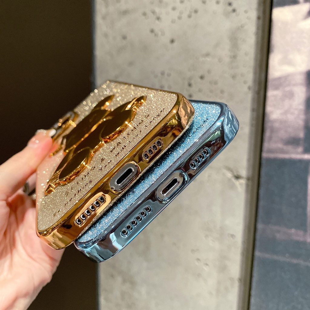 เคสโทรศัพท์มือถือแบบนิ่ม-tpu-กันกระแทก-ลายหมีกลิตเตอร์-สําหรับ-iphone-7-8-7p-8p-x-xs-xr-xs-max-6-6p-6sp