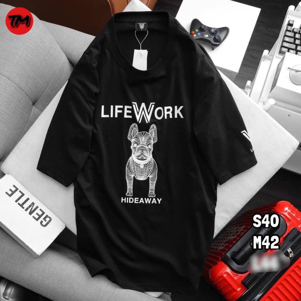 lifework-เสื้อยืดแขนสั้น