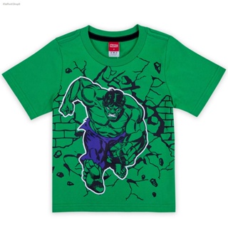 Marvel Boy Hulk Captain America Iron Man T-shirt - เสื้อยืดเด็ก ลายฮัค กับตันอเมริกา ไอร่อนแมน สินค้าลิขสิทธ์แท้100_11