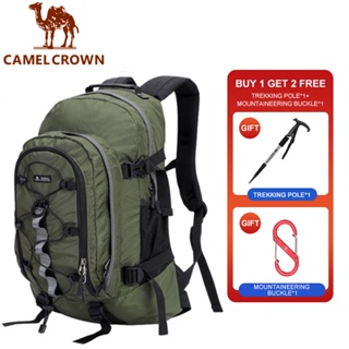 CAMEL CROWN กระเป๋าเป้สะพายหลัง 30 ลิตร สําหรับเดินป่า กลางแจ้ง