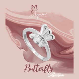 🦋Butterfly Collection | Aiyarin Jewelry Design เเหวนเงิน925 ดีไซน์ผีเสื้อมินิมอล น่ารัก ใส่ติดตัวประจำวัน