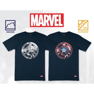 เสื้อยืดมาร์เวล กัปตันอเมริกา MARVEL Captain America-9390-NV สีกรม #เปลี่ยนสีได้เมื่อโดนแสงแดด_11