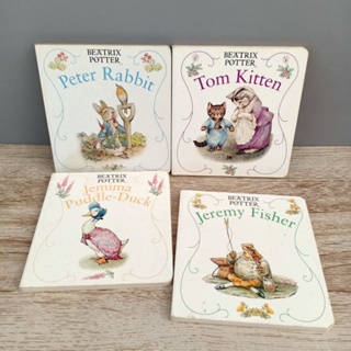 Boardbook มือสอง : Beatrix Potter. Peter rabbit • Tom kitten • Jemima Puddle Duck • Jeremy Fisher