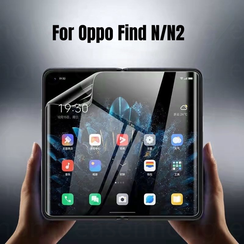 สําหรับ-oppo-find-n-n2-ฟิล์มไฮโดรเจล-แบบเต็ม-ป้องกันหน้าจอ-ฟิล์มนิ่ม-สําหรับ-oppo-find-n2-n-ฟิล์มไฮโดรเจลด้านหน้า