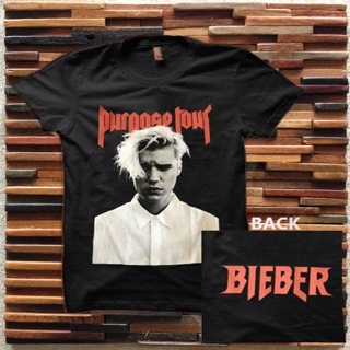 เสื้อยืดพิมพ์ลาย vfiles x justin bieber เสื้อยืดลําลองสําหรับผู้ชายผ้าฝ้าย 100% สีดําเหมาะกับการเล่นกีฬา