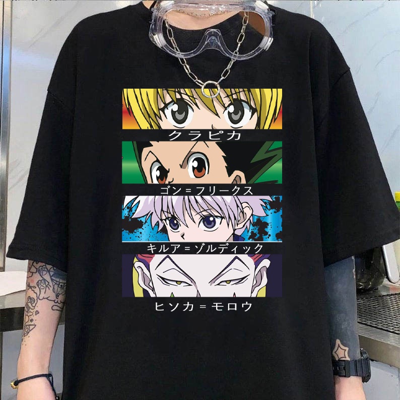 เสื้อยืดแขนสั้น-พิมพ์ลายอนิเมะ-hunter-x-hunter-killua-zoldyck-สไตล์ฮิปฮอป-สําหรับผู้ชาย-05