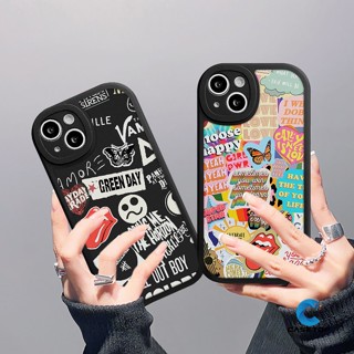 เคสมือถือ แบบนิ่ม ลายฉลากสติกเกอร์ผีเสื้อ แฟชั่น สําหรับ Realme C53 C35 C25Y C30 C20 C17 C21Y C11 C31 C3 C15 C20A C21 GT C17 C12 C2 C25s Realme 5 6 9i 8i 8 5i 7i 5 6i 6s 8Pro