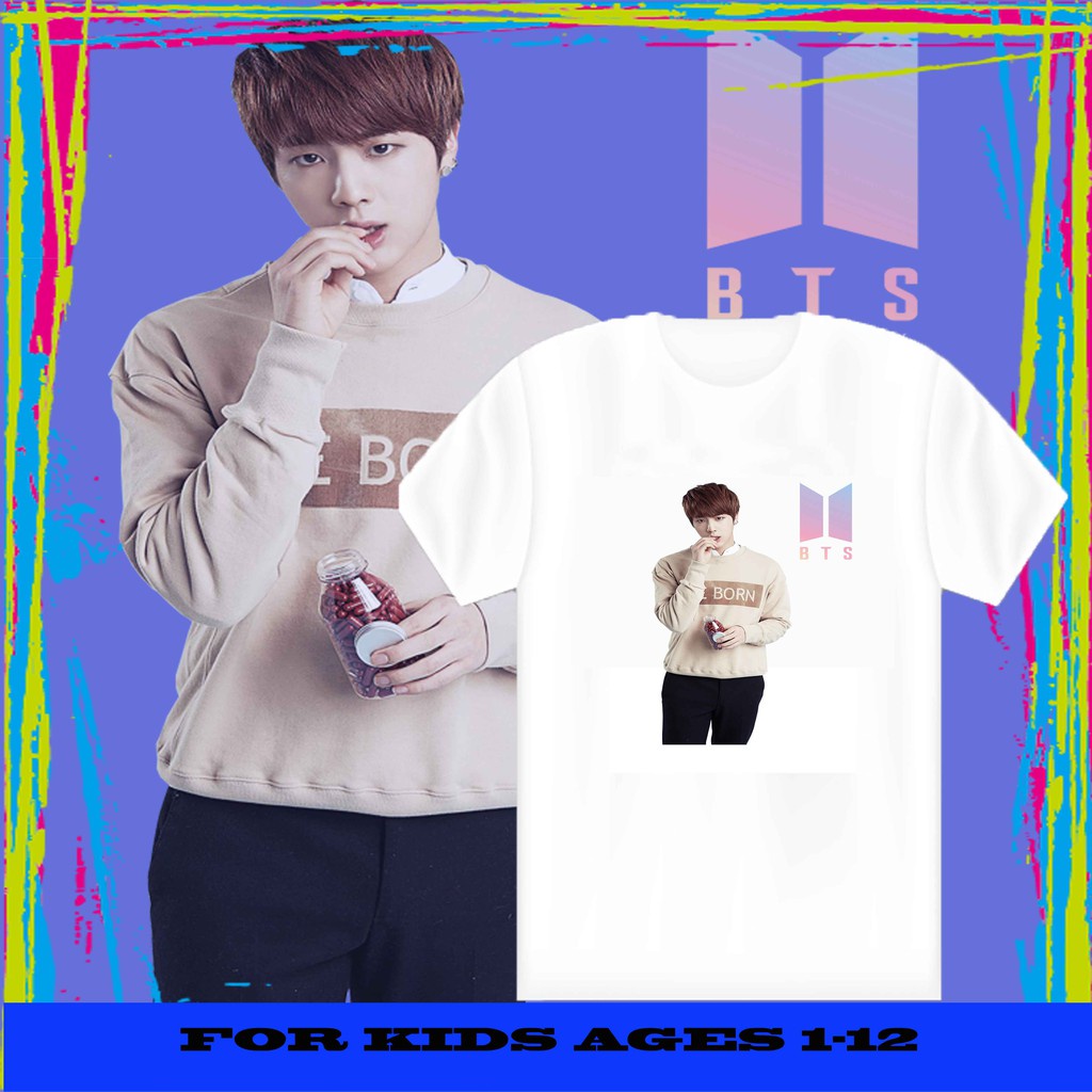 พร้อมส่ง-bts-graphic-design-t-shirt-for-kids