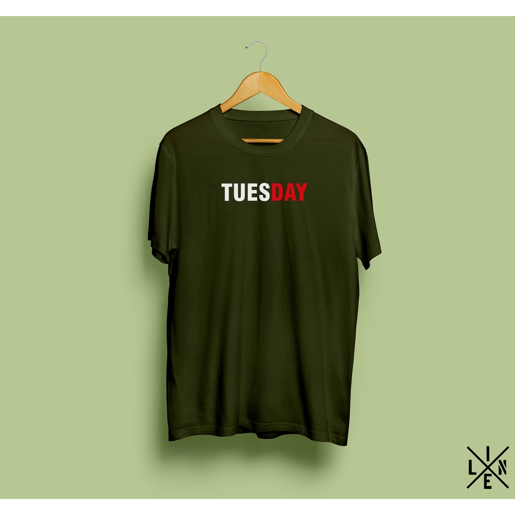 เสื้อยืด-พิมพ์ลาย-xline-kaos-distro-days-series-tuesday-สําหรับผู้ชาย