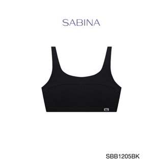 Sabina เสื้อชั้นใน Sport Bra รหัส SBB1205BK สีดำ SIZE B75/34