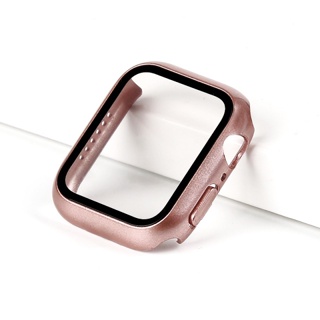 ภาพขนาดย่อของภาพหน้าปกสินค้าApple Watch case PC+Glass ใช้กับ iWatch 7/6/5/4/3/2/1/SE เคส Smart watch 38mm/41mm/42mm/44mm/45mm จากร้าน cassie.pro บน Shopee ภาพที่ 6