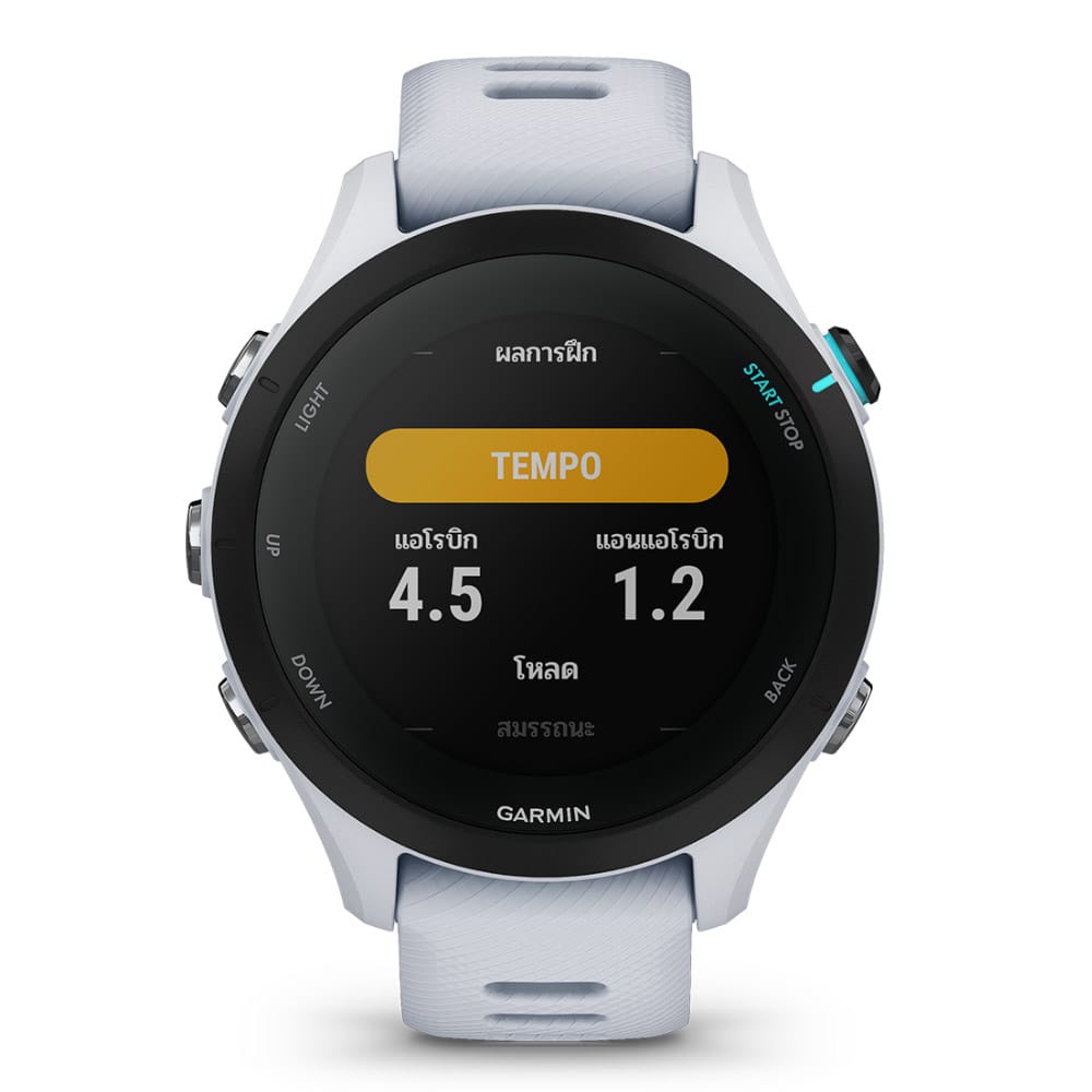 ภาพหน้าปกสินค้าGarmin นาฬิกา Smartwatch Forerunner 255S Music - Whitestone (RB) จากร้าน wemall_official บน Shopee