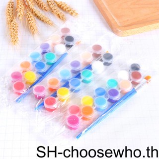 【Choo】ชุดเครื่องมือวาดภาพระบายสี 12 สี ของเล่นเสริมการเรียนรู้เด็ก 12 ชิ้น