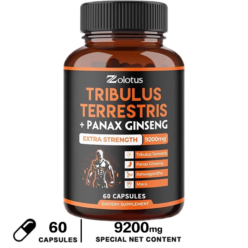 พร้อมส่ง Tribulus terrestris 9200 mg Zolotus Men's Health สมุนไพร