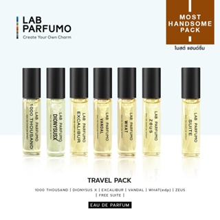 ภาพหน้าปกสินค้าMost Handsome Pack by LAB Parfumo : น้ำหอมสำหรับผู้ชาย (EDP) แพ็ค 6 หลอดๆ ละ 4 ml แถมฟรี กลิ่น Suite (4ml) 1 หลอด ที่เกี่ยวข้อง