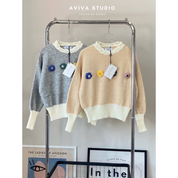 aviva-สเวตเตอร์ไหมพรมถัก-งานเกาๆๆ